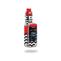 MightySkins Skin Compatible with SMOK X-Priv 225W - Red Chevron | Protective, Durable, and Unique Vinyl Decal wrap Cover | Easy to Apply, Remove, and Change Styles | Made in The USA
