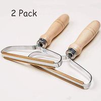 Portable Lint Remover, Clothes Fuzz Shaver - Reusable Double Sided Lint Remover Travel Brush for Removing Lint Pet Hair Dust in Clothes and Furniture (2 Pack)