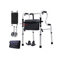 Crutches - Foldable Lightweight Elderly Disabled Medical Driver, Easy to Carry, Stylish and Beautiful (Size: 20.8 * 4 * 29.6 Inches, Color: Silver) (Color : Silver, Size : 20.8 * 4 * 29.6 inch)