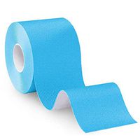Qinlee Kinesiology Recovery Tapes Therapeutic Muscle Tape, Water Resistant, Pain Relief Adhesive Blue