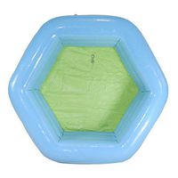Inflatable Bathtub, Bath Pool, Bath Tub, Children (Color : Blue, Size : 133 * 50cm)