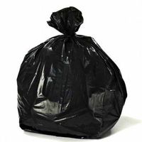 Plasticplace 25 Gallon Trash Bags 30 x 36 Black 2.0 Mil Equivalent (100Count)