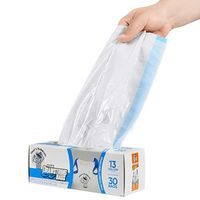 That's Rubbish Tall Kitchen Drawstring Trash Bags 2 Pack 60 Count │ Simplehuman Code M Unscented Strong Trash Can Liners, 13 Gallon, White, Recyclable: Pack of 2 (60 units)