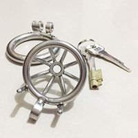 Chástí^^ty Device, P?n?s Lock Men Stainless Steel C?ck Ring Metal Device T-Shirt Belt (40mm)