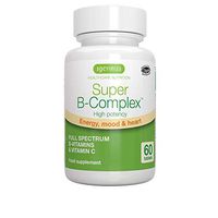 Super B-Complex – Methylated B Complex Vitamins, Folate & Methylcobalamin, Vegan, 360 Tablets (6x60)