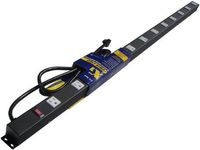 4' 12 Outlet Metal Power Strip