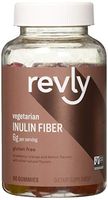Amazon Brand - Revly Inulin Fiber 6g - Digestive Health, Supports Regularity - 90 Gummies (3 Gummies per Serving) Vegetarian, Non-GMO