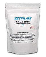 Zetpil Melatonin, 200 mg, 12 Hour Sustained Release Antioxidant Suppositories, 30 Count