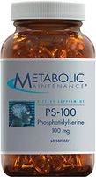 Metabolic Maintenance PS-100 Phosphatidylserine - 100 Milligrams Cognitive + Memory Support (60 Softgels)