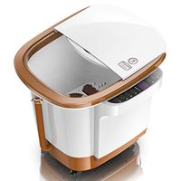 All In One Foot Spa Bath Massager Slide Telescopic Bucket Cover, Mute Foot Soaking Tub With Tie Rod Design Two-in-one Massage