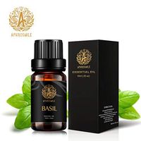 Aphrosmile Basil Essential Oil - 100% Pure Basil Oil, Organic Therapeutic-Grade Aromatherapy Essential Oil 10mL/0.33oz