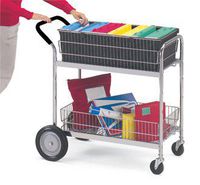 Charnstrom Medium Wire Basket Cart with Cushion Grip (M101)