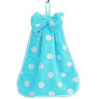Zippem Home Kitchen Practical Water Absorption Soft Bow Decor Towel Dust Cloths