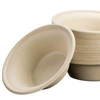 Biodegradable, Plant-Based, Tree Free, Disposable Bowls 25 Pack. Sturdy, Gluten Free Wheatstraw Fiber is Certified Compostable, Eco-Friendly, Microwavable and Safe for Hot and Cold Foods
