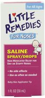 Little Remedies Saline Spray/Drops for Dry for Stuffy Noses, 1-Ounce (30 ml) (Pack of 18 (1 oz each))