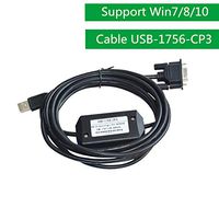 Washinglee ControlLogix USB PLC Programming Cable for Allen Bradley PLC ControlLogix Series, for USB-1756-CP3 Replacement, 6 FT, Black
