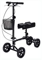 Crutch, Steerable Foldable Turning Brake Knee Walker Scooter