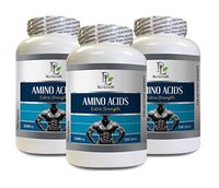 Workout Supplements for Men Pills - Amino ACIDS 2200mg - Extra Strength - l-lysine with l-arginine - 3 Bottles 450 Tablets