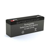 BatteryGuy Battery BG-1229F1-12V 2.9AH SLA Replacement for Leoch LP12-2.9 Battery (Rechargeable)