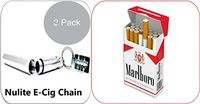 Handy Cigarette Holder Silver Cross Look with Key-Chain So Convenient,"Clip me with You! … (2 Pack)