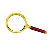 Handheld Portable Magnifier Child Student Elderly Read HD Optical Lens Mirror 10 Times 80MM