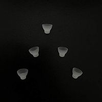 Jungle Care® Umbrella Shaped Comfortable CIC/ITC/ITE Silicon Ear Tip Domes, Could Fit a Par of RIC/RITE (Receiver in The Ear Canal) Models (S * 5pcs)