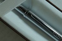 Cross Century II Art Deco Diamond Cut Cap and Barrel Ballpoint Pen. A Great Corporate and Personal Gift.
