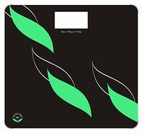 NewlineNY Signature Series Flowing Leaves Digital Bathroom Scale SBB1312 Blue Back-Light Display Sense On