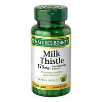 Nature's Bounty Milk Thistle 175 mg - 100 Capsules, Pack of 6