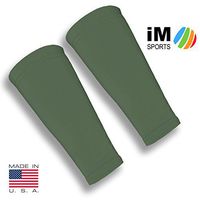iM Sports SKINGUARDS Skin Protection Forearm Sleeves + Protects Aging or Thin Skin + UV Protection - Unisex + Made in USA - Olive Green - XXX-Large - Pair