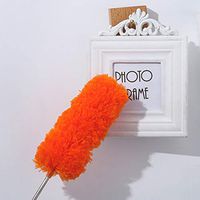 Euone_Home Dust Cleaner, Telescopic Magic Microfibre Cleaning Feather Duster Extending Brush, Scratch-Resistant Cover,Cleaning Supplies for Cleaning Ceiling Fan, Blinds, Cobwebs, Furniture
