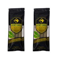 Lucky Eagle Natural Pre Wrap Palm Leafs 6 Rolls (2 Packages) (King)