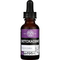Global Healing Center Detoxadine, Organic Nascent Liquid Iodine Supplement Drops for Thyroid Support, 1950 mcg, Non-GMO, Vegan Friendly, 200 Servings, 6-Month Supply (1 Fl Oz)