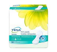 TENA Men Moderate Absorbency Bladder Control Pad 50600 One Size Fits Most Case of 120, White