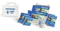 Burn Care Kit, Plastic Case, Wht, 6-1/2" H