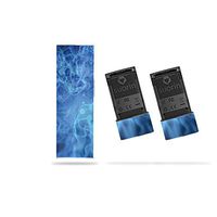 MightySkins Skin Compatible with Suorin Edge - Blue Mystic Flames | Protective, Durable, and Unique Vinyl Decal wrap Cover | Easy to Apply, Remove, and Change Styles | Made in The USA
