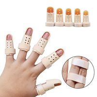 5 Pieces Finger Splint, Mallet Finger Support, Straighten Finger Plastic Finger Protector for Finger Arthritis, Trigger Finger and Finger Joint Pain