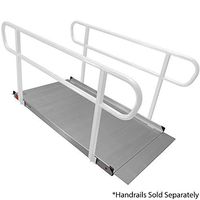 Titan 6' Aluminum Wheelchair Entry Ramp Only Solid Surface Scooter Mobility Access