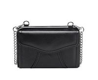 Myabetic Marie Diabetes Crossbody for Diabetes Storage Including Insulin Pen or Vials (Black Silver Hardware)