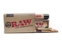 Bundle - 5 Items - RAW Rolling Paper Tin Plus Rolling Paper