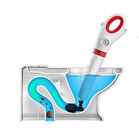 Sisyria Drain Cleaning Tool,Power Toilet Plunger Set Powerful High Pressure Air Drain Sink Plunger Toilet Dredge Clog Remover