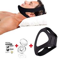 Anti Snoring Devices - Stop Snore Chin Strap with Nose Clip - Developed Solution for Sleep Apnea