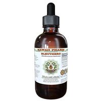 Eleuthero Alcohol-FREE Liquid Extract, Organic Eleuthero (Eleutherococcus Senticosus) Siberian Ginseng Dried Root Glycerite Hawaii Pharm Natural Herbal Supplement 2 oz