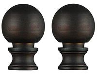 Westinghouse 7000500 Oil Rubbed Bronze Finish Ball Lamp Finial (2-Pack)