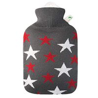 YUN Fashion Pixel Wind Knit Jacket Hot Water Bottle Flush Hand Warmers Water Couple Warm Water Bag (Color : C)