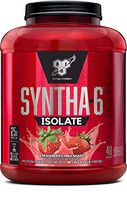 BSN SYNTHA-6 ISOLATE Protein Powder, Whey Protein Isolate, Milk Protein Isolate, Flavor:  Strawberry Milkshake, 48 servings(Packaging may vary)