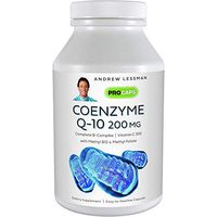 Andrew Lessman Coenzyme Q-10 200 mg 240 Capsules – Essential for Energy Production and Optimum Key Organ Function, Anti-Oxidant Support, Depleted by Aging, Plus B-Complex. Easy to Swallow Capsules