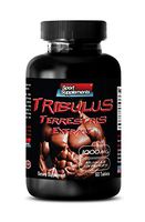 Testosterone Booster for Men Sex Pill - TRIBULUS TERRESTRIS Extract 1000MG - Muscle Strength - Tribulus terrestris Supplement - 1 Bottle 60 Tablets