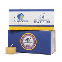 Bluecorn Beeswax Aromatherapy Tea Lights (24-Pack) (Relaxing)