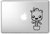 Cute Groot in a Pot Guardians of the Galaxy Marvel Superhero - Apple Macbook Laptop Vinyl Sticker Decal